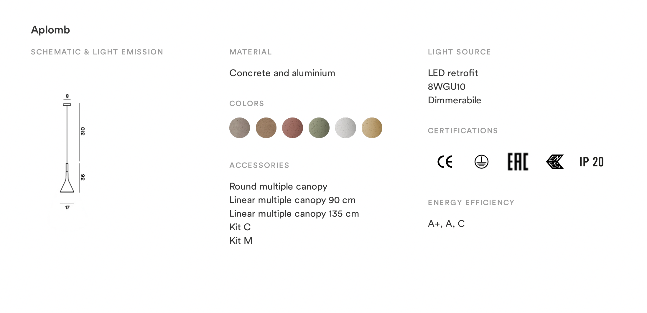 Aplomb Suspension Lamp by Foscarini