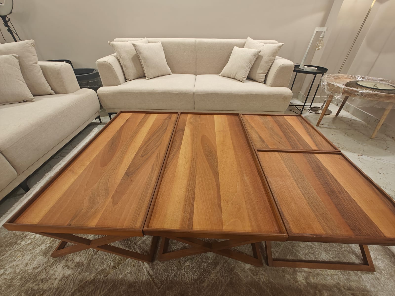 Vibieffe Coffee Table Set (Designed by Gianluigi Landoni)